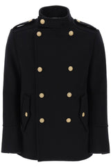 Balmain Black Virgin Wool Jacket - Men - Piano Luigi