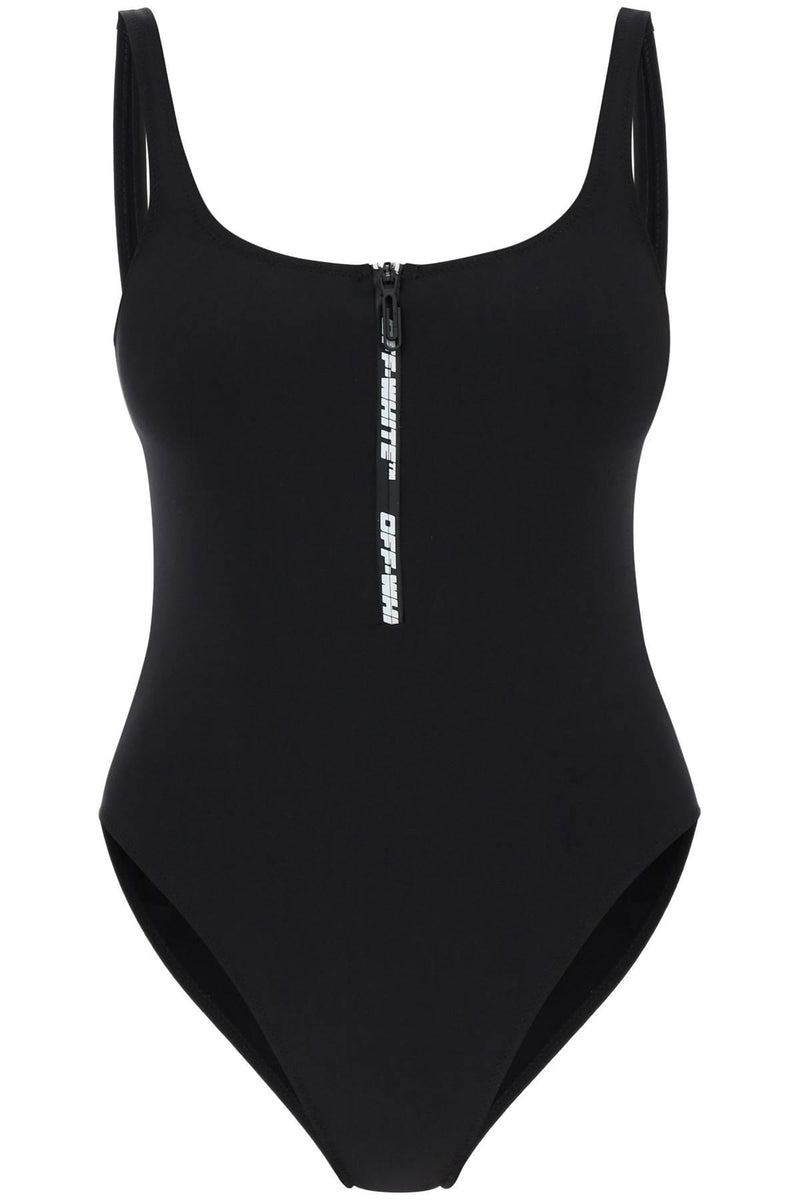 Off-White Beachwear In Black Polyamide - Women - Piano Luigi