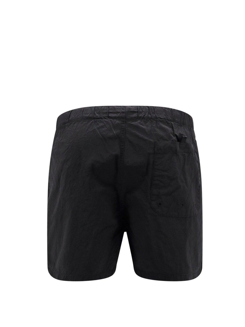 Stone Island Compass Patch Swim Shorts - Men - Piano Luigi