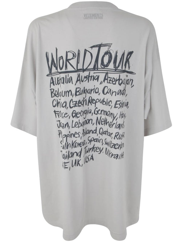 VETEMENTS Worldtour Logo T-shirt - Women - Piano Luigi