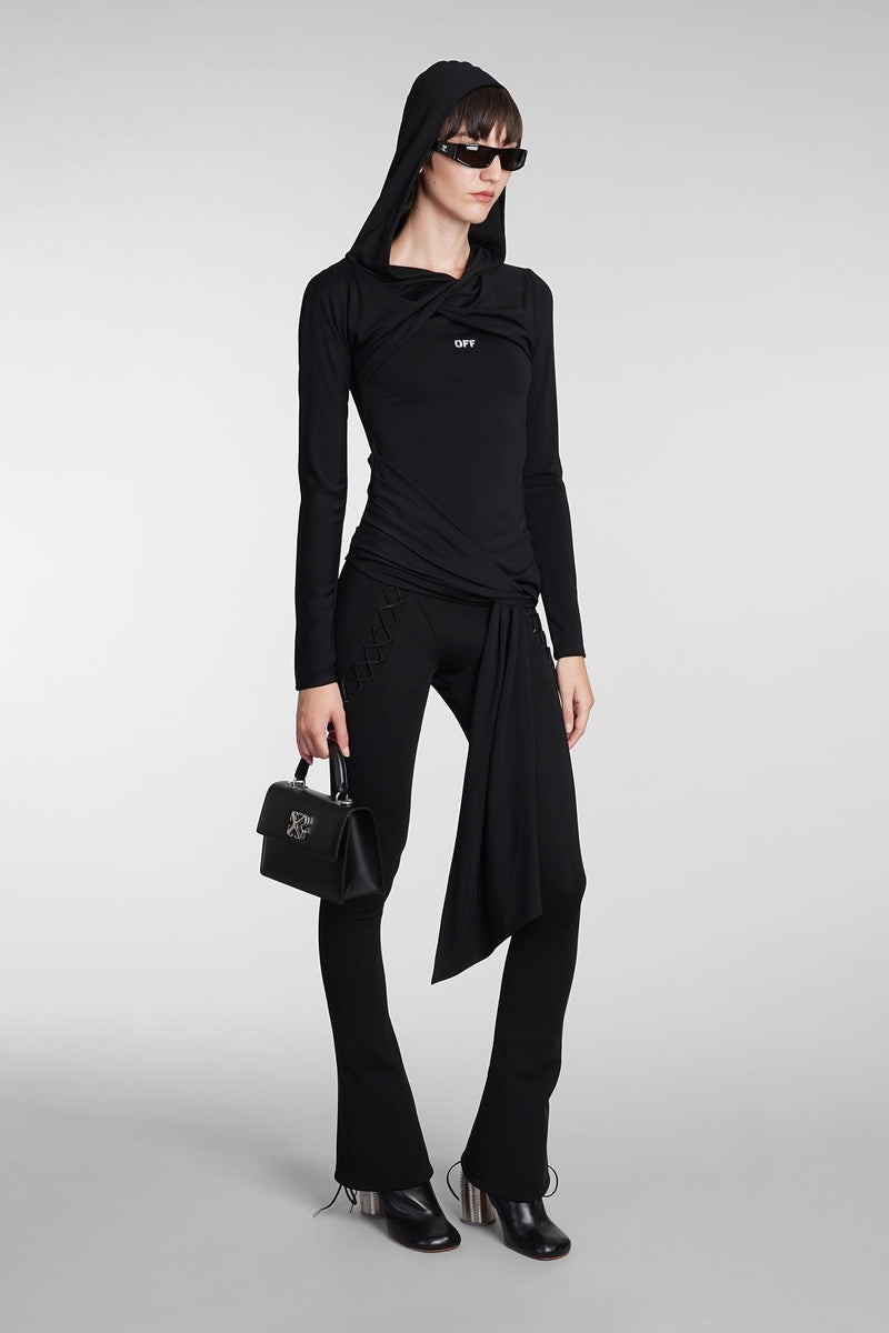 Off-White Topwear In Black Viscose - Women - Piano Luigi