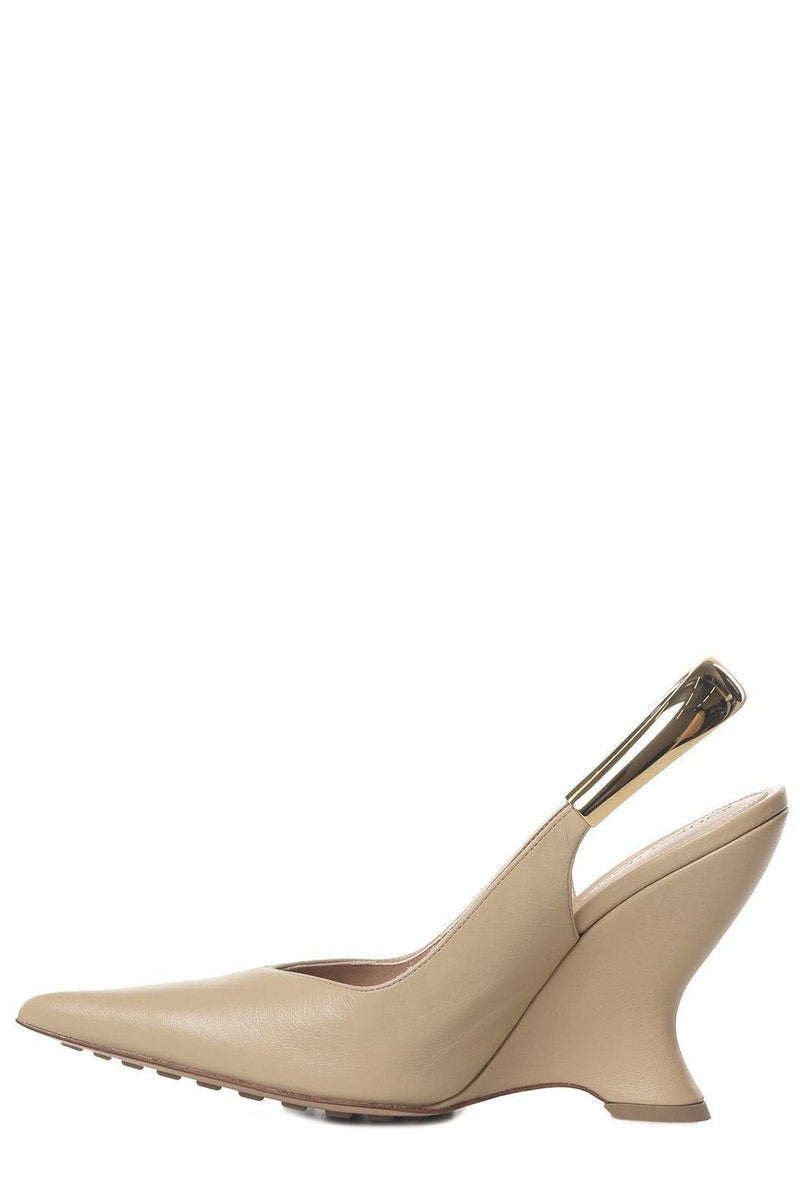 Bottega Veneta Pointed-toe Slingback Pumps - Women - Piano Luigi