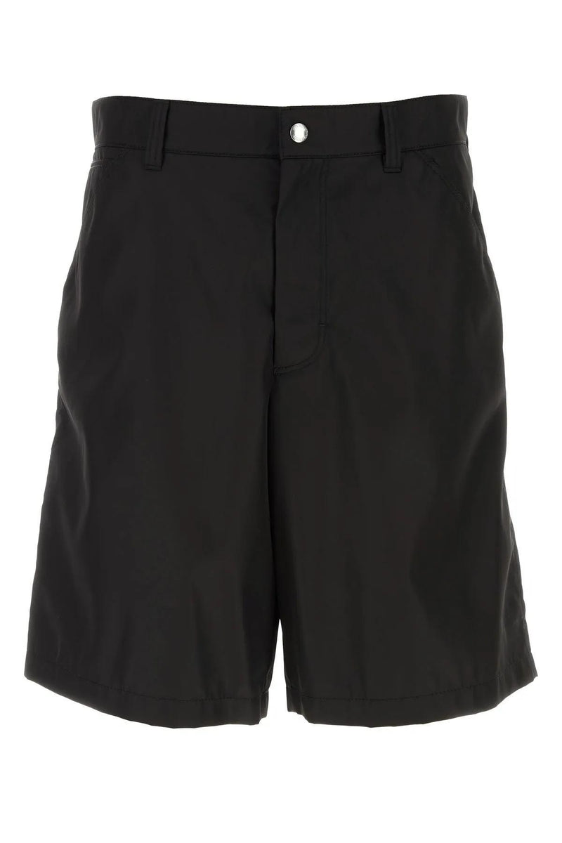 Prada Black Re-nylon Bermuda Shorts - Men - Piano Luigi