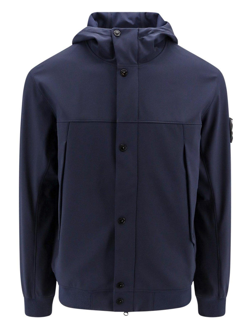 Stone Island Funnel-neck Hooded Jacket - Men - Piano Luigi