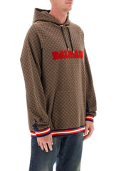 Balmain Brown Cotton Blend Sweatshirt - Men - Piano Luigi