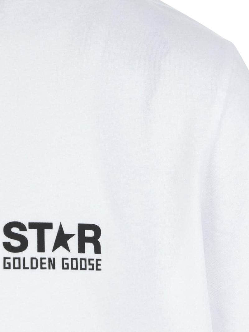 Golden Goose Star M`s Regular T-shirt / Logo Star/ Blackboard - Men - Piano Luigi