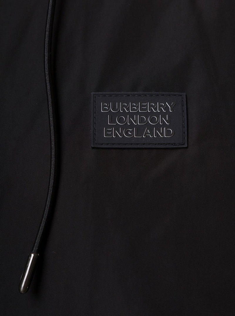 Burberry Black Reversible Waterproof Jacket In Polyester Man - Men - Piano Luigi