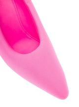 Balenciaga xl Oversized Neon Pink Pump With Knife Heel In Spandex Woman - Women - Piano Luigi