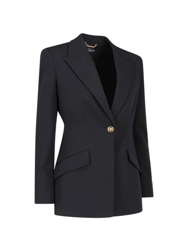 Versace medusa Single Breast Blazer Jacket - Women - Piano Luigi