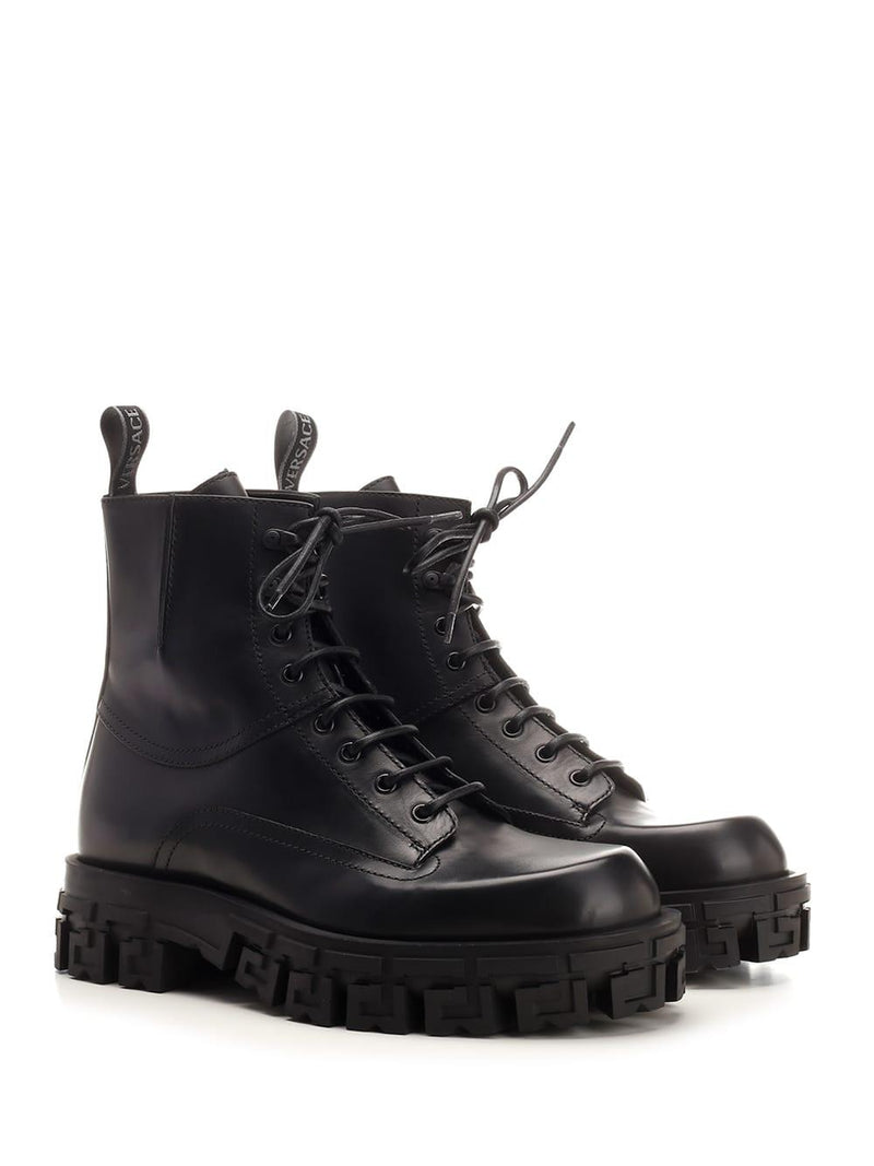 Versace greca Portico Combat Boot - Men - Piano Luigi