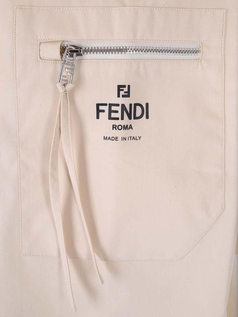 Fendi Beige Shirt With Pocket - Men - Piano Luigi