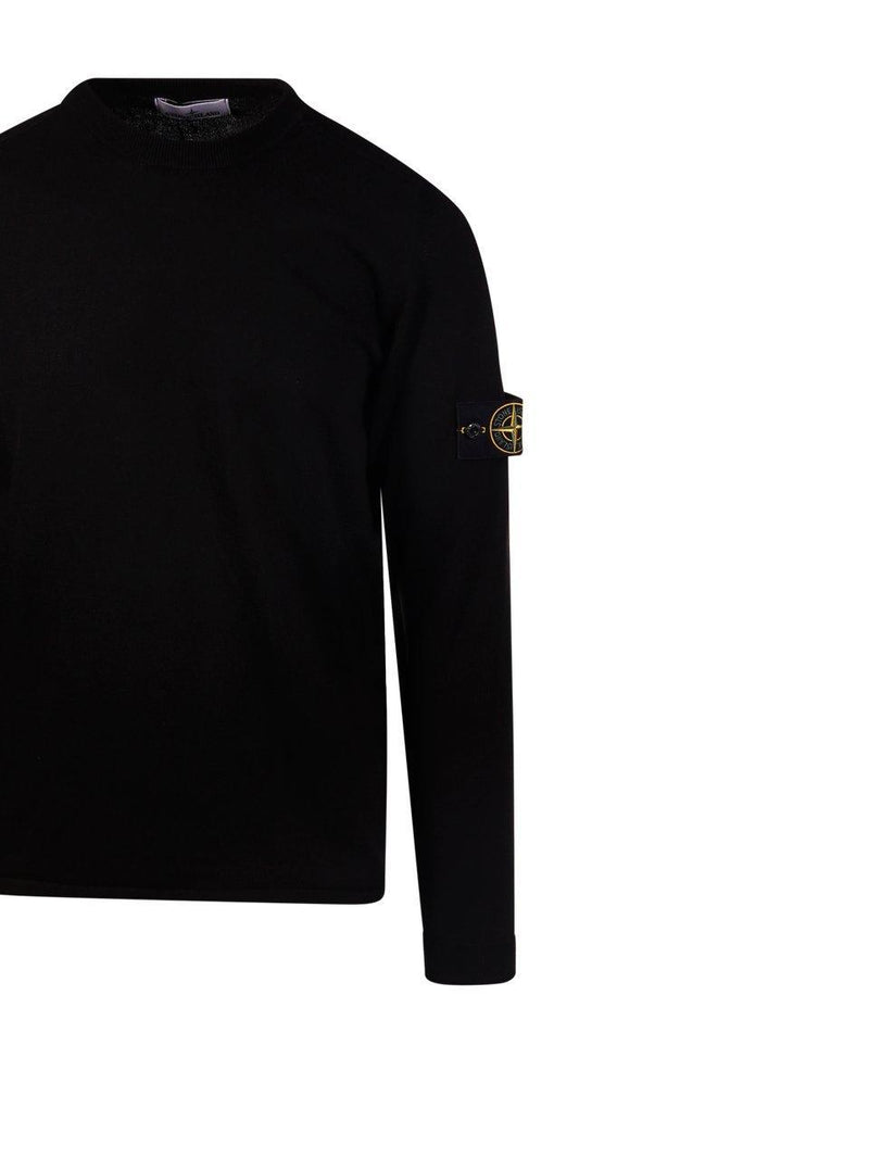 Stone Island Compass Patch Crewneck Sweatshirt - Men - Piano Luigi