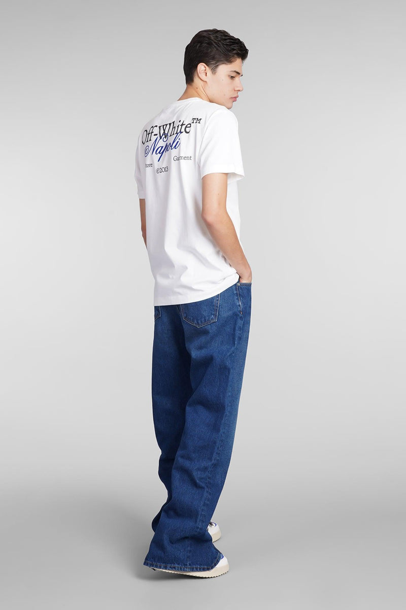 Off-White T-shirt In White Cotton - Men - Piano Luigi