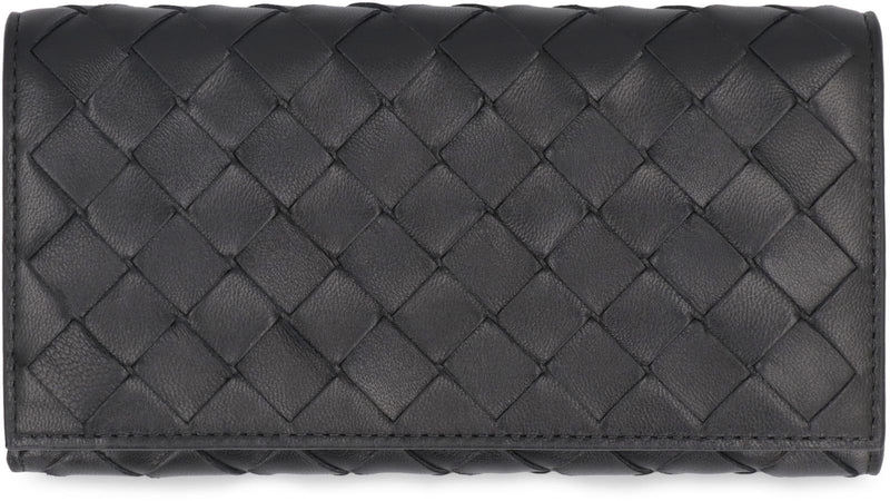 Bottega Veneta Leather Wallet - Women - Piano Luigi