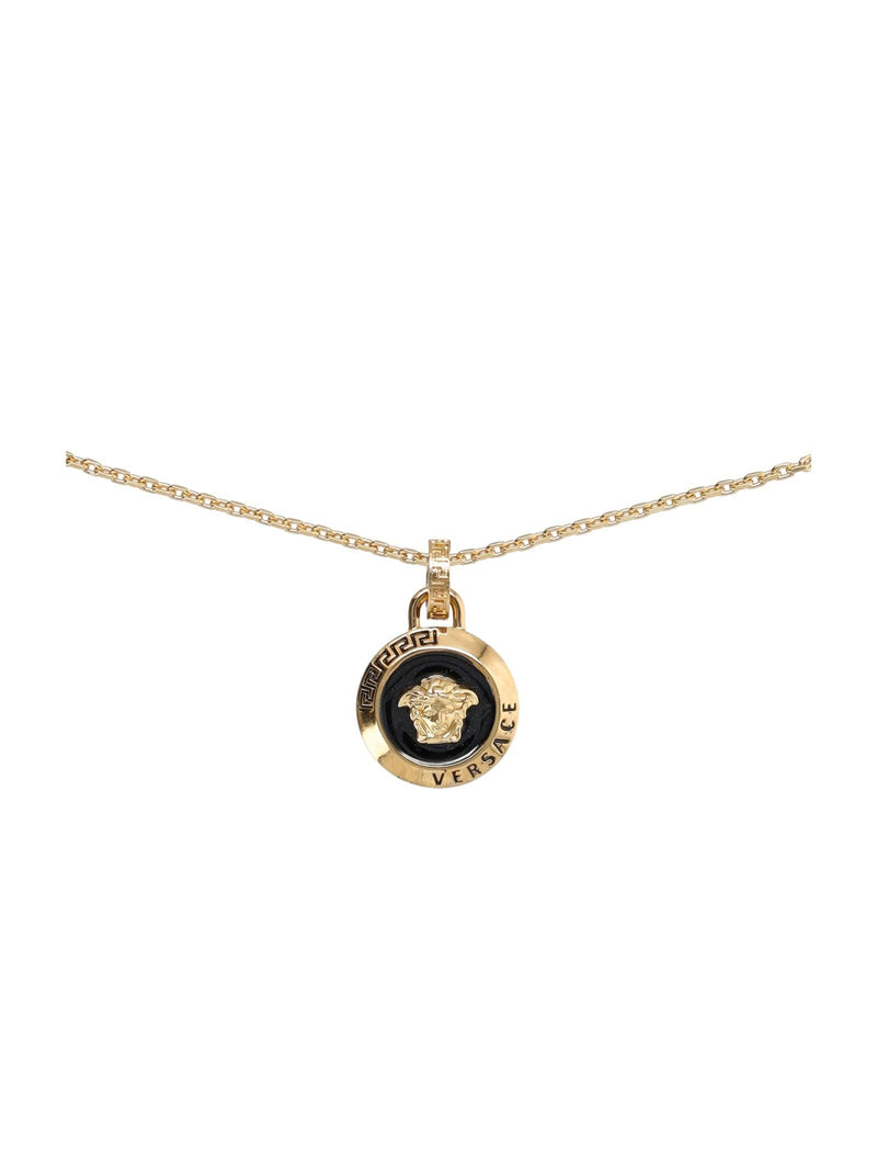 Versace Medusa Coin Necklace - Men - Piano Luigi