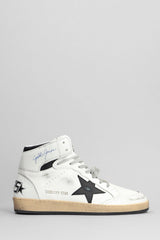 Golden Goose Sky Star Sneakers In White Leather - Men - Piano Luigi