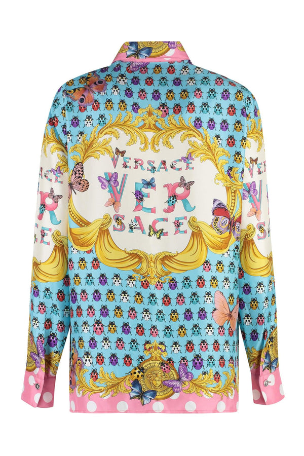 Versace Printed Silk Shirt - Women - Piano Luigi