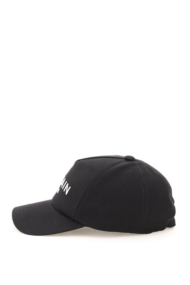 Balmain Logo Embroidered Baseball Cap - Men - Piano Luigi