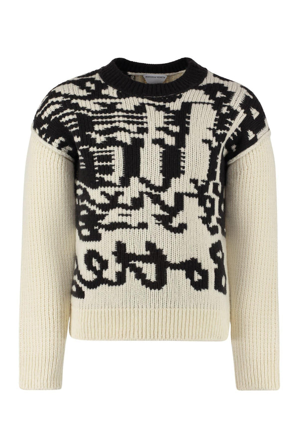 Bottega Veneta Crew-neck Wool Sweater - Men - Piano Luigi