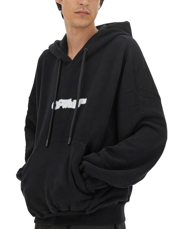 Off-White Sweatshirt With Logo - Men - Piano Luigi