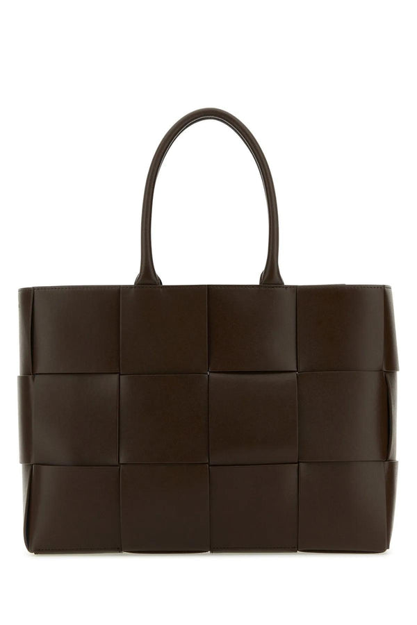 Bottega Veneta Chocolate Leather Medium Arco Shopping Bag - Men - Piano Luigi