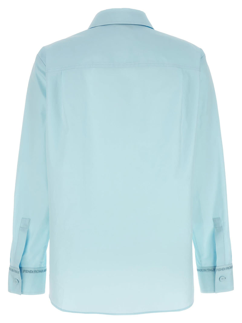 Fendi Logo Embroidery Shirt - Women - Piano Luigi