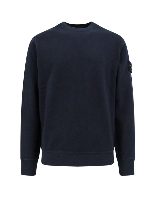 Stone Island Logo Patch Crewneck Sweatshirt - Men - Piano Luigi