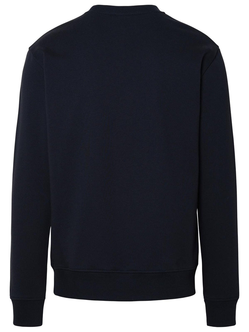 Balmain Blue Cotton Sweatshirt - Men - Piano Luigi