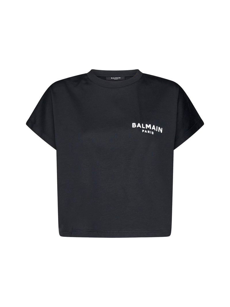 Balmain Cotton Crew-neck T-shirt - Women - Piano Luigi