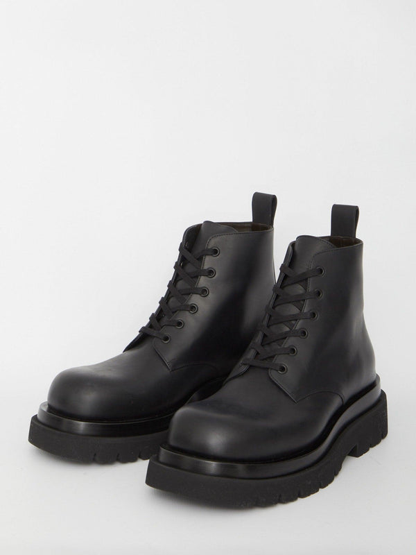 Bottega Veneta Lug Lace-up Ankle Boots - Men - Piano Luigi