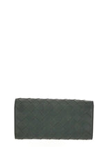 Bottega Veneta Intrecciato Large Flap Wallet - Women - Piano Luigi