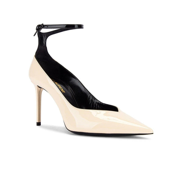 Saint Laurent Zoe 85 Patent Leather Pumps - Women - Piano Luigi