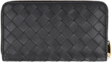 Bottega Veneta Leather Zip-around Wallet - Women - Piano Luigi