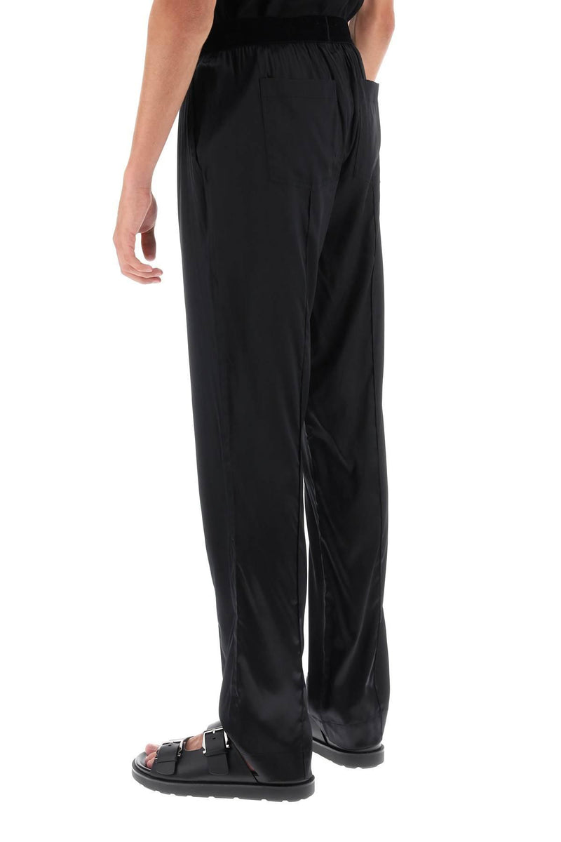 Tom Ford Silk Pajama Pants - Men - Piano Luigi