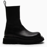 Bottega Veneta Lug Black Leather Boot - Men - Piano Luigi