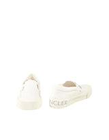 Moncler Womens Ivory Slip On Sneakers - Women - Piano Luigi