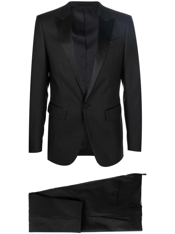 Dsquared2 Black Berlin Wool And Silk Suit - Men - Piano Luigi