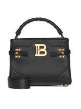 Balmain Bbuzz 22 Black Leather Bag - Women - Piano Luigi