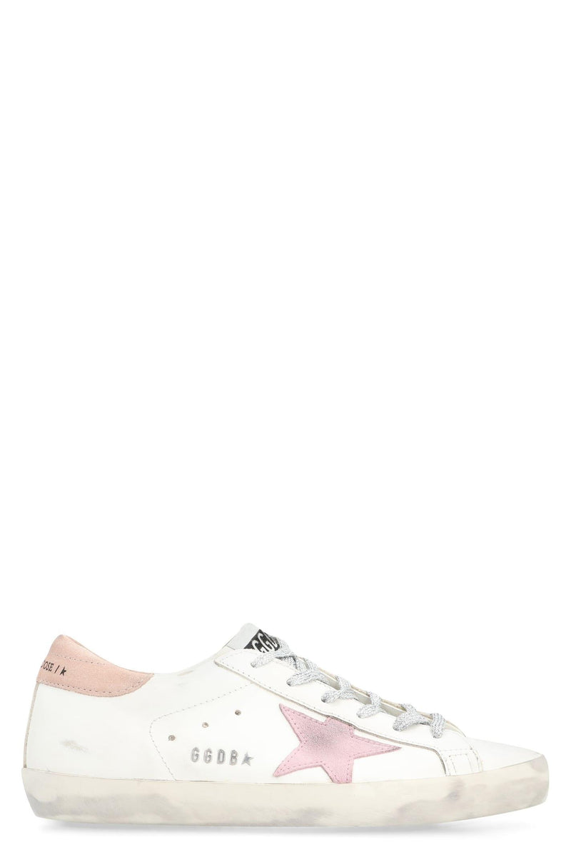 Golden Goose Super-star Leather Low-top Sneakers - Women - Piano Luigi