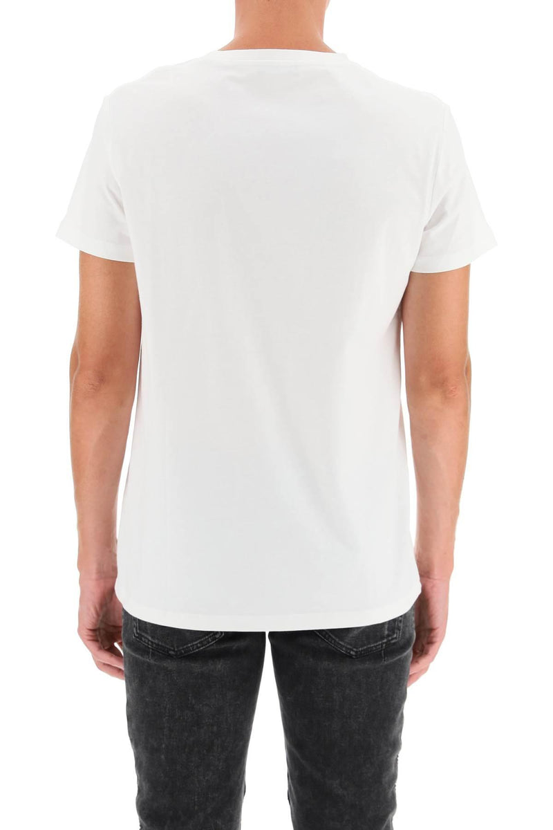 Balmain Logo Print T-shirt - Men - Piano Luigi