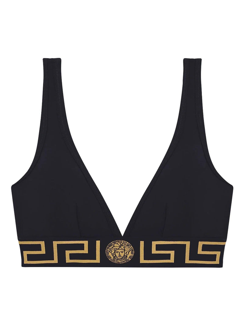 Versace Bralette Con Bordo Greca - Women - Piano Luigi