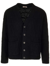 Valentino toile Iconographe Cardigan - Men - Piano Luigi