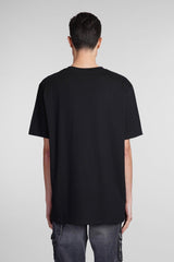 Balmain T-shirt In Black Cotton - Men - Piano Luigi