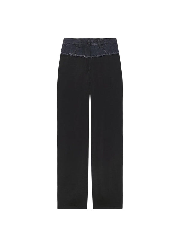 Givenchy High-waisted Jeans In Mélange Denim - Women - Piano Luigi