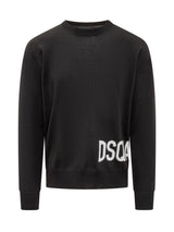 Dsquared2 Black Dsq2 Crewneck Sweater - Men - Piano Luigi