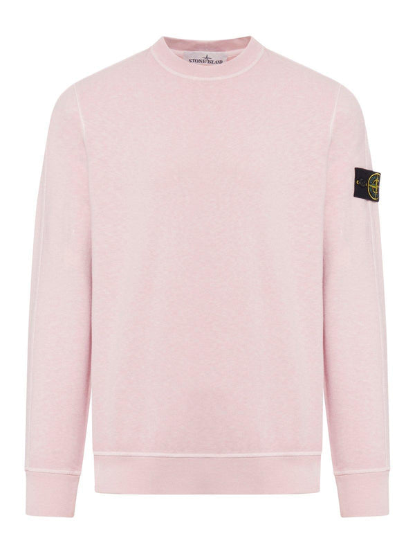 Stone Island Logo Patch Crewneck Sweatshirt - Men - Piano Luigi