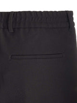 Fendi Black Wool Crepe Trousers - Men - Piano Luigi