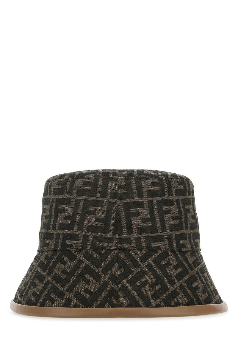 Fendi Brown ff Bucket Hat - Men - Piano Luigi