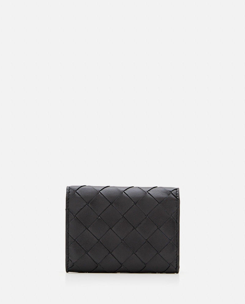 Bottega Veneta Tri-fold Zip Leather Wallet - Women - Piano Luigi