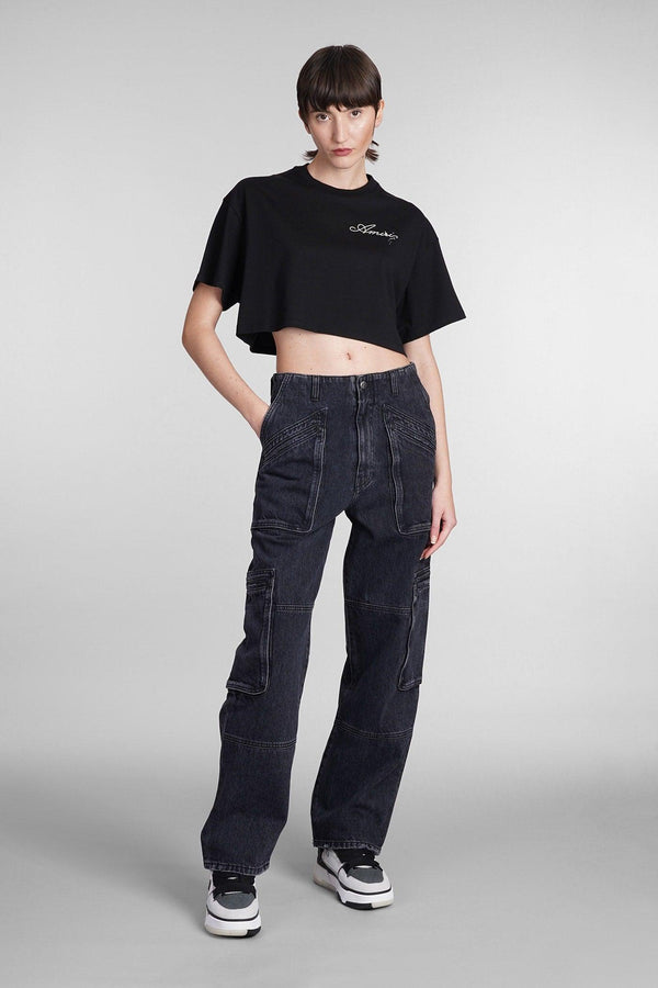 AMIRI T-shirt In Black Cotton - Women - Piano Luigi